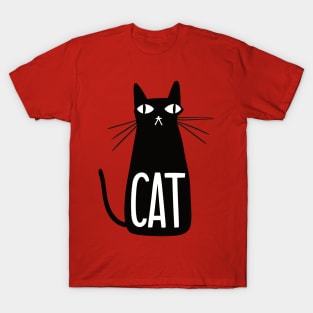 Cool Black Hepcat Cat T-Shirt